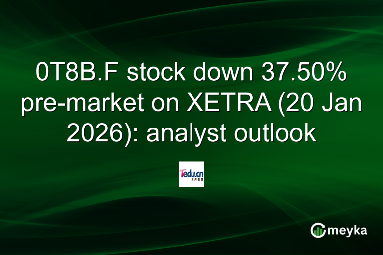 0T8B.F stock down 37.50% pre-market on XETRA (20 Jan 2026): analyst outlook