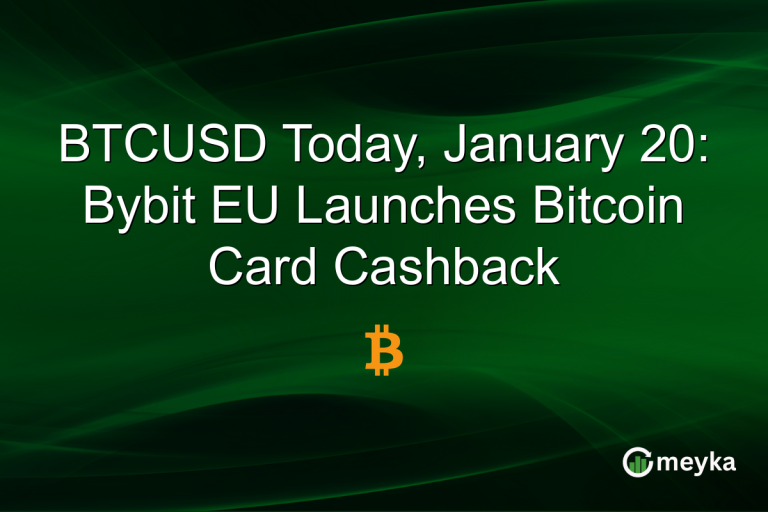 BTCUSD Today, January 20: Bybit EU Launches Bitcoin Card Cashback