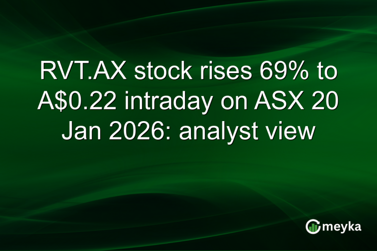 RVT.AX stock rises 69% to A$0.22 intraday on ASX 20 Jan 2026: analyst view