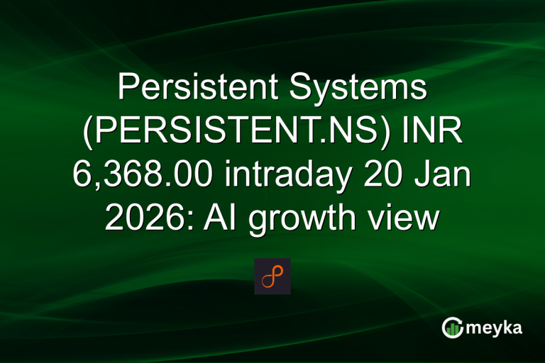 Persistent Systems (PERSISTENT.NS) INR 6,368.00 intraday 20 Jan 2026: AI growth view