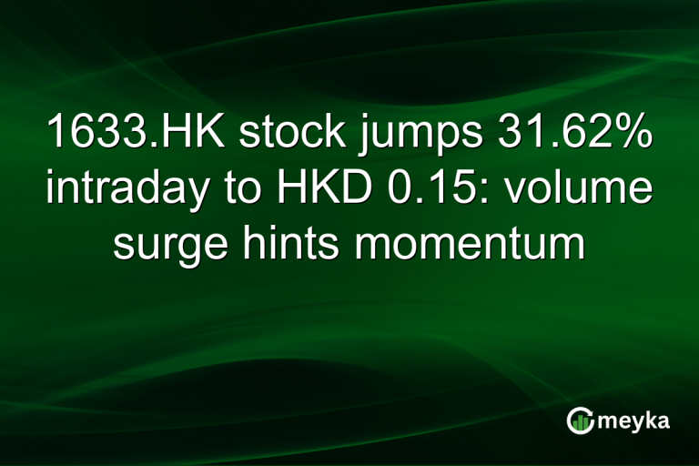 1633.HK stock jumps 31.62% intraday to HKD 0.15: volume surge hints momentum
