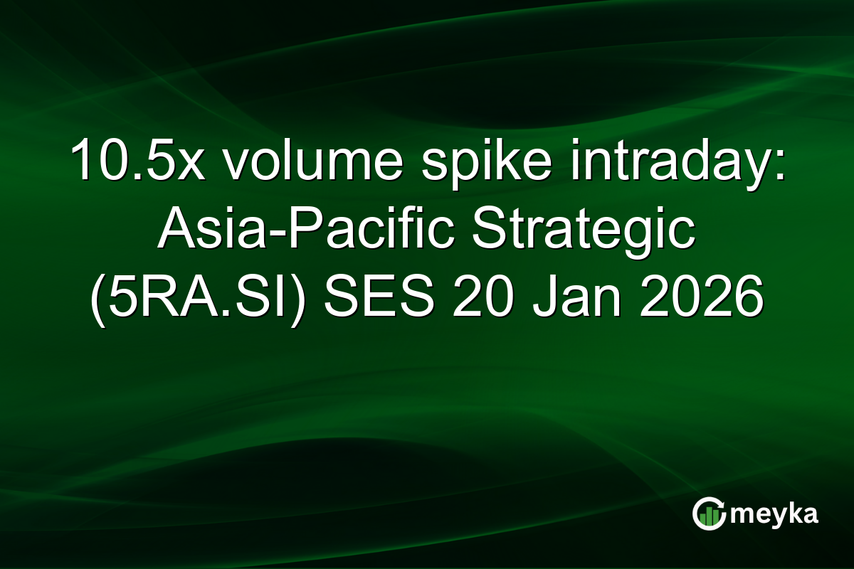 10.5x volume spike intraday: Asia-Pacific Strategic (5RA.SI) SES 20 Jan 2026