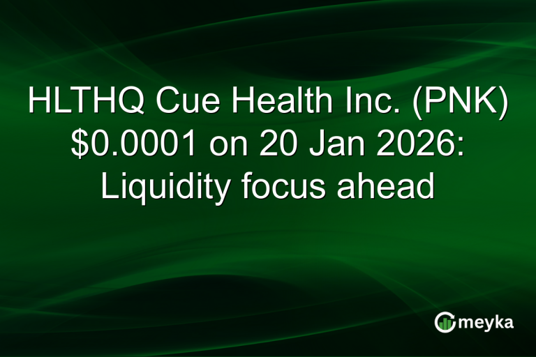 HLTHQ Cue Health Inc. (PNK) $0.0001 on 20 Jan 2026: Liquidity focus ahead