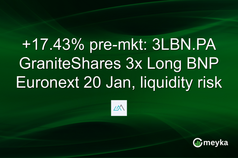 +17.43% pre-mkt: 3LBN.PA GraniteShares 3x Long BNP Euronext 20 Jan, liquidity risk