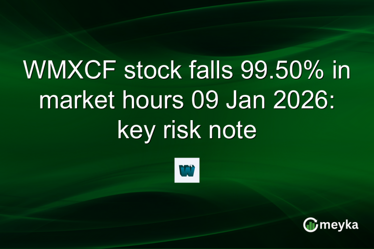 WMXCF stock falls 99.50% in market hours 09 Jan 2026: key risk note