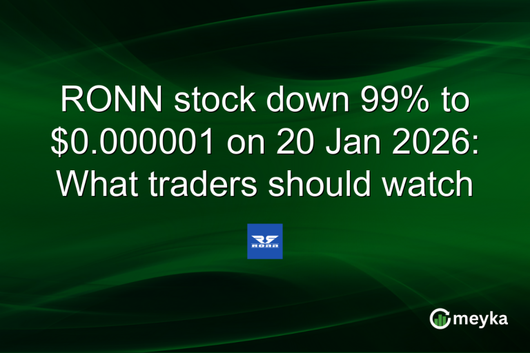 RONN stock down 99% to $0.000001 on 20 Jan 2026: What traders should watch