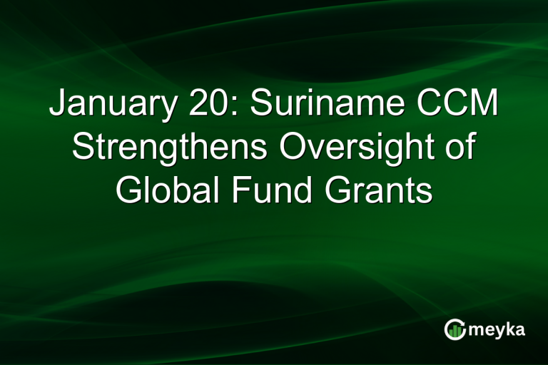 January 20: Suriname CCM Strengthens Oversight of Global Fund Grants