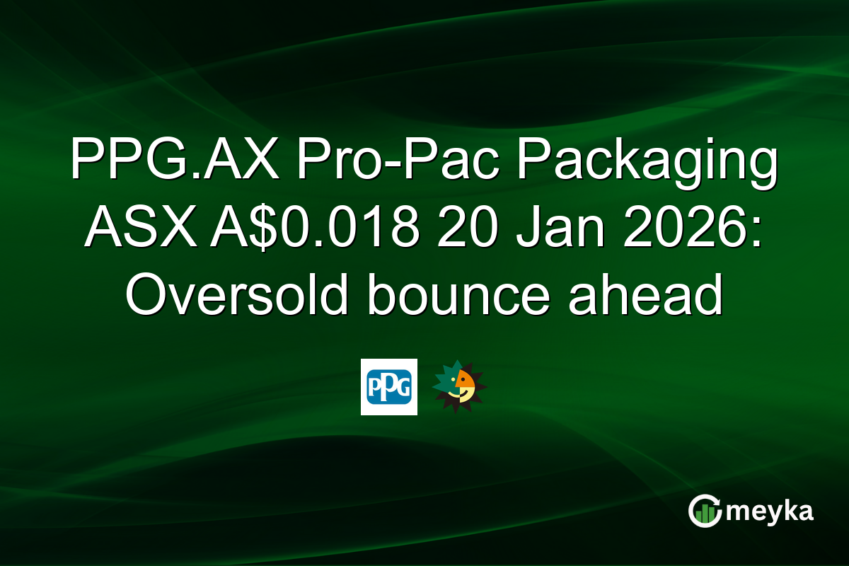 PPG.AX Pro-Pac Packaging ASX A$0.018 20 Jan 2026: Oversold bounce ahead