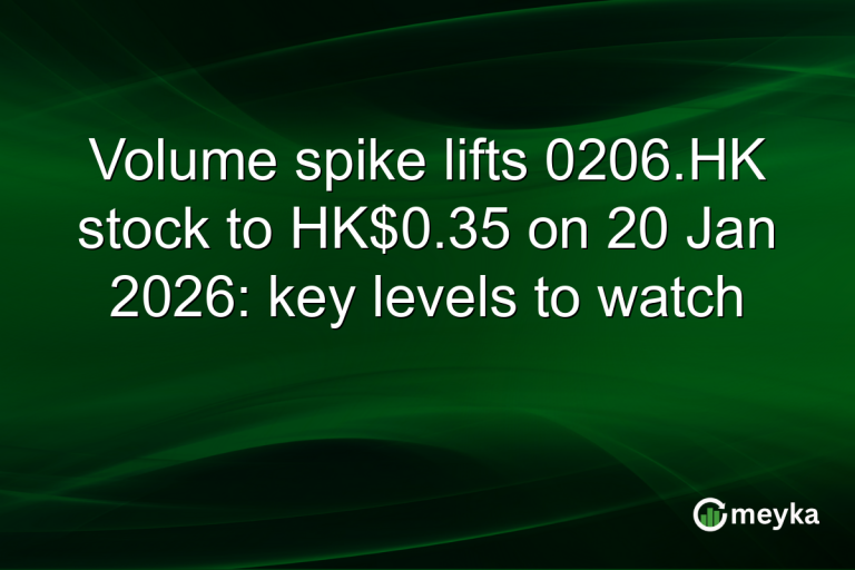 Volume spike lifts 0206.HK stock to HK$0.35 on 20 Jan 2026: key levels to watch