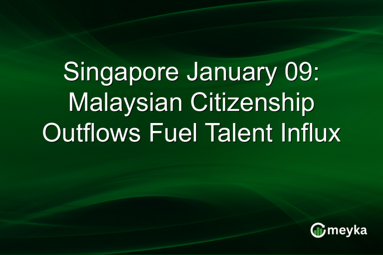 Singapore January 09: Malaysian Citizenship Outflows Fuel Talent Influx