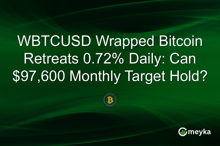 WBTCUSD Wrapped Bitcoin Retreats 0.72% Daily: Can $97,600 Monthly Target Hold?