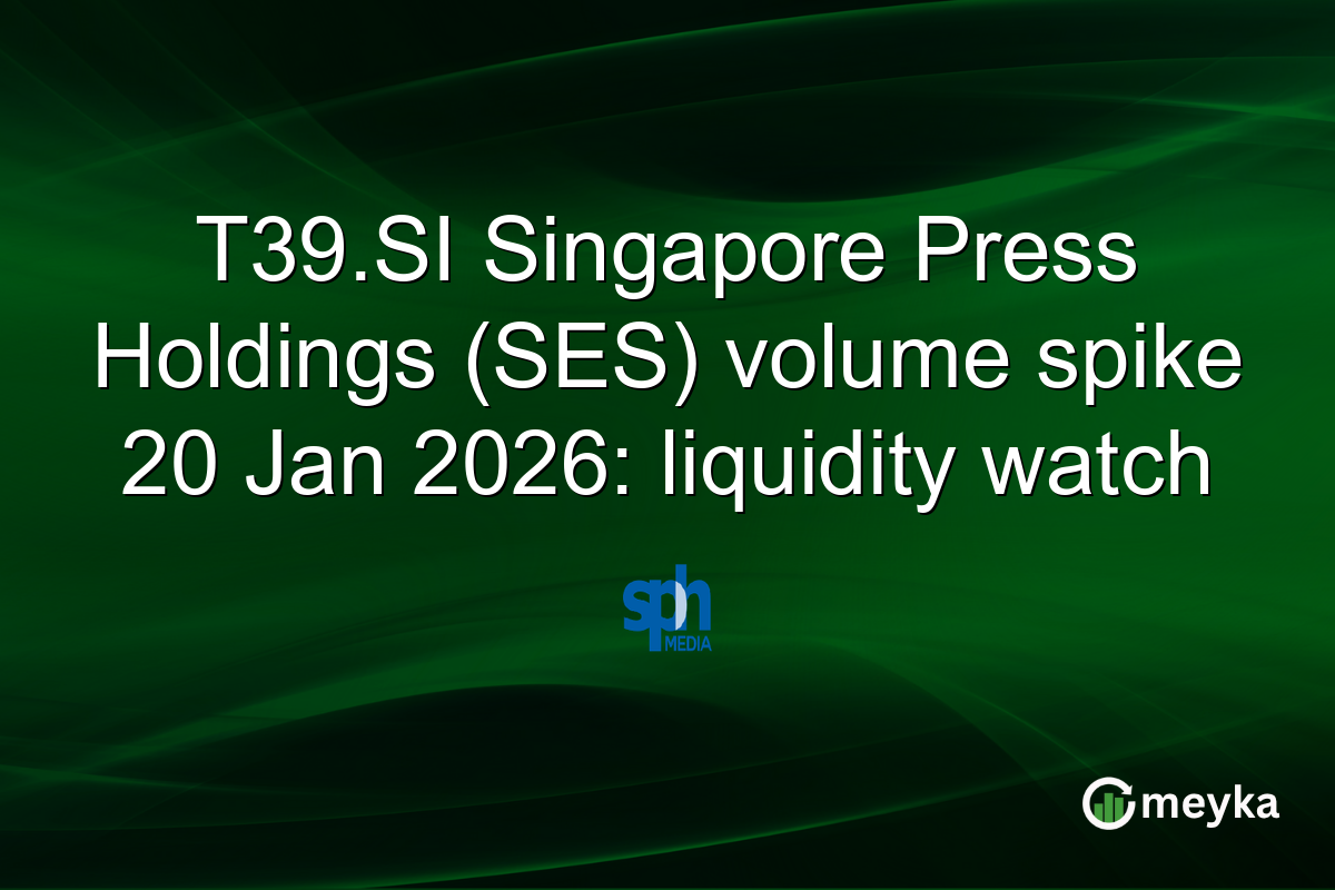 T39.SI Singapore Press Holdings (SES) volume spike 20 Jan 2026: liquidity watch
