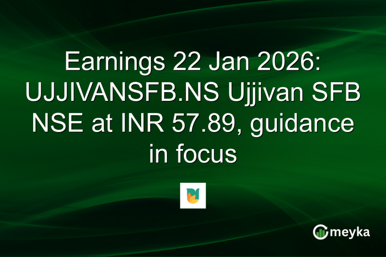 Earnings 22 Jan 2026: UJJIVANSFB.NS Ujjivan SFB NSE at INR 57.89, guidance in focus