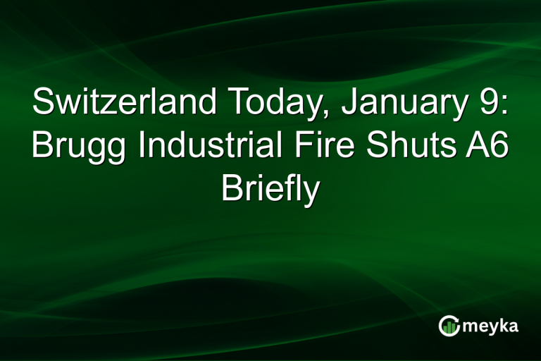 Switzerland Today, January 9: Brugg Industrial Fire Shuts A6 Briefly