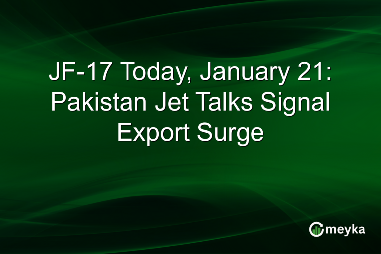 JF-17 Today, January 21: Pakistan Jet Talks Signal Export Surge