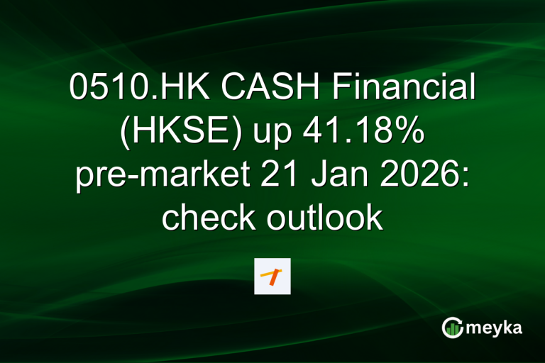 0510.HK CASH Financial (HKSE) up 41.18% pre-market 21 Jan 2026: check outlook