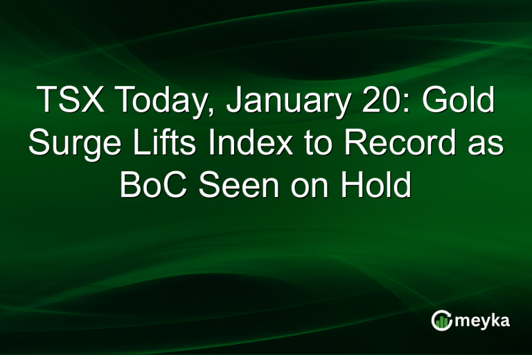 TSX Today, January 20: Gold Surge Lifts Index to Record as BoC Seen on Hold