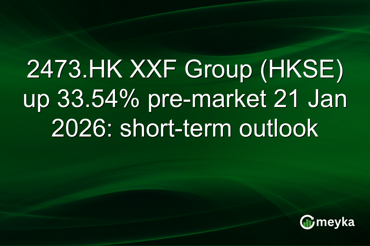 2473.HK XXF Group (HKSE) up 33.54% pre-market 21 Jan 2026: short-term outlook
