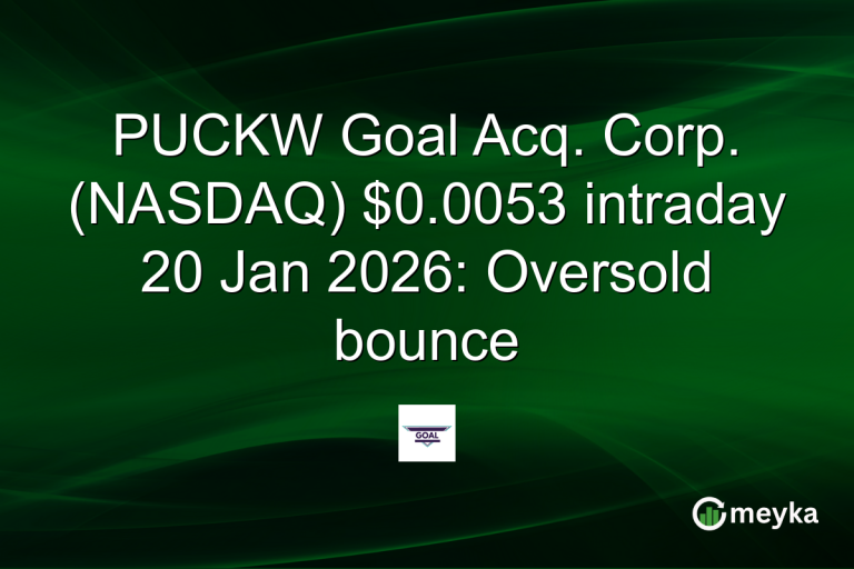 PUCKW Goal Acq. Corp. (NASDAQ) $0.0053 intraday 20 Jan 2026: Oversold bounce