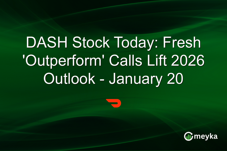 DASH Stock Today: Fresh 'Outperform' Calls Lift 2026 Outlook - January 20