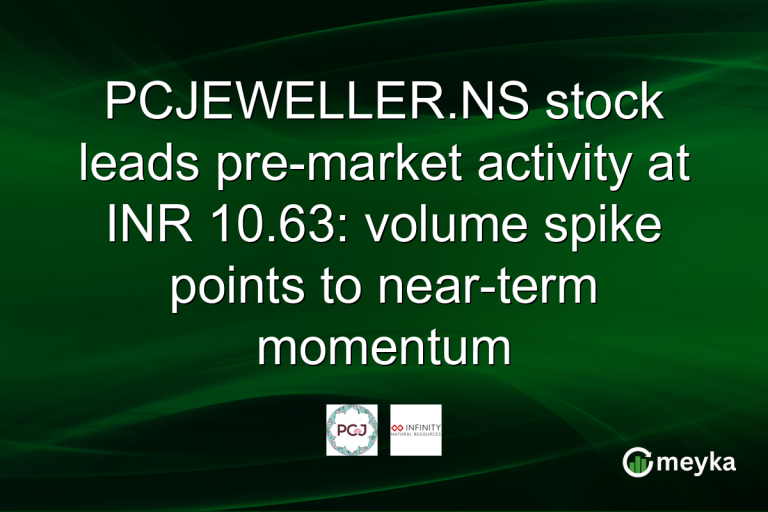 PCJEWELLER.NS stock leads pre-market activity at INR 10.63: volume spike points to near-term momentum