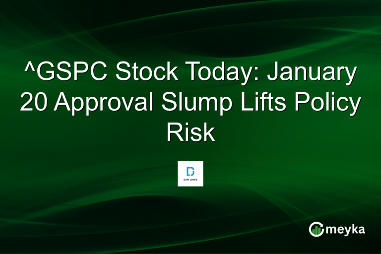 ^GSPC Stock Today: January 20 Approval Slump Lifts Policy Risk