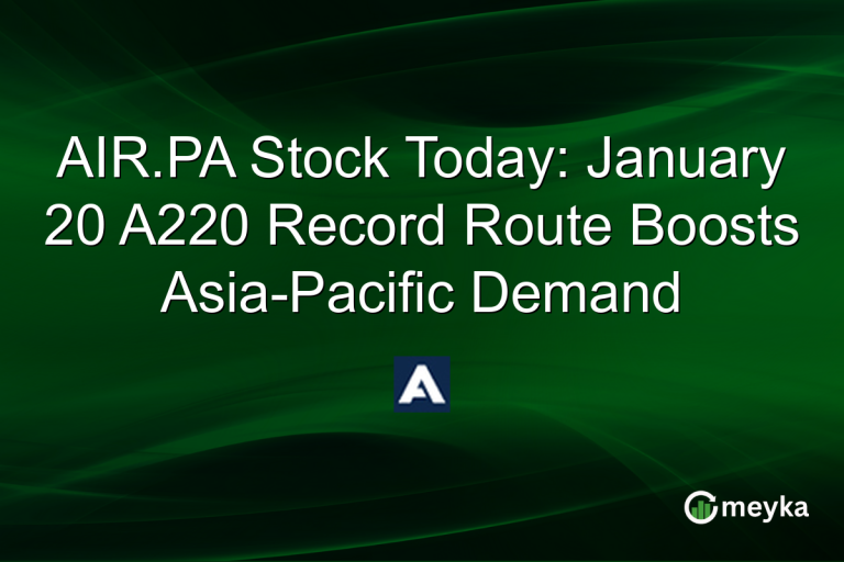 AIR.PA Stock Today: January 20 A220 Record Route Boosts Asia-Pacific Demand