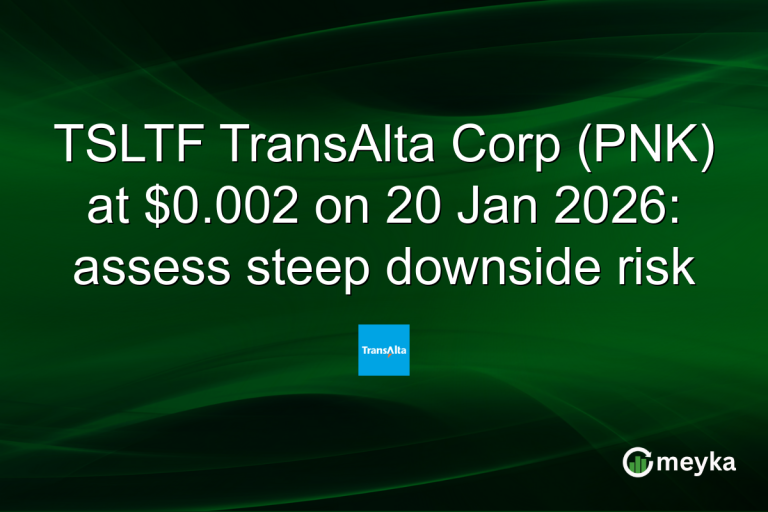 TSLTF TransAlta Corp (PNK) at $0.002 on 20 Jan 2026: assess steep downside risk