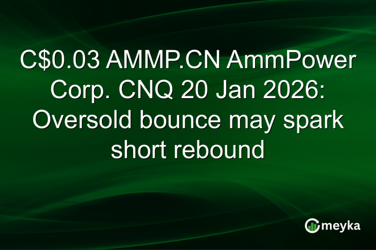 C$0.03 AMMP.CN AmmPower Corp. CNQ 20 Jan 2026: Oversold bounce may spark short rebound