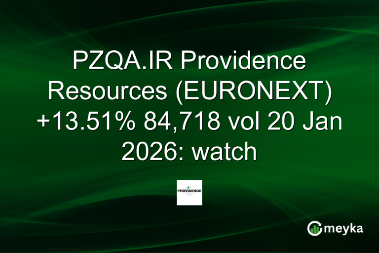 PZQA.IR Providence Resources (EURONEXT) +13.51% 84,718 vol 20 Jan 2026: watch