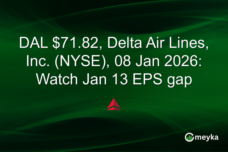 DAL $71.82, Delta Air Lines, Inc. (NYSE), 08 Jan 2026: Watch Jan 13 EPS gap
