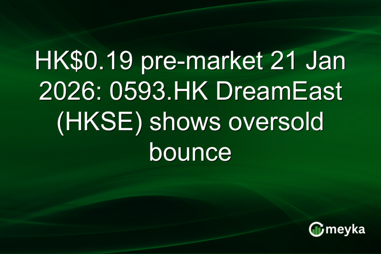 HK$0.19 pre-market 21 Jan 2026: 0593.HK DreamEast (HKSE) shows oversold bounce