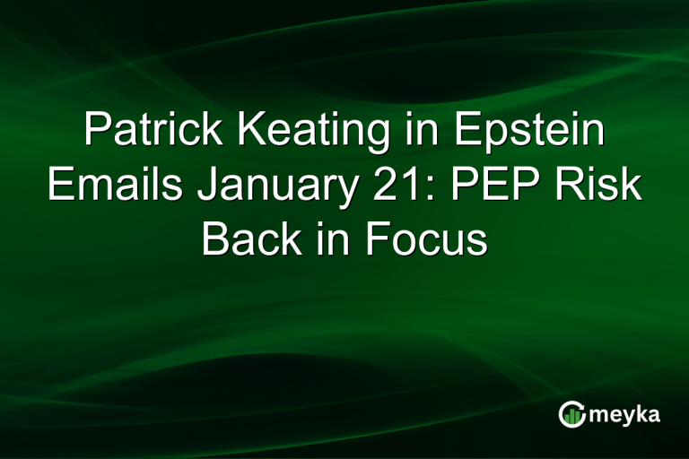 Patrick Keating in Epstein Emails January 21: PEP Risk Back in Focus