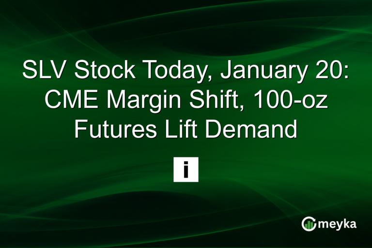 SLV Stock Today, January 20: CME Margin Shift, 100-oz Futures Lift Demand