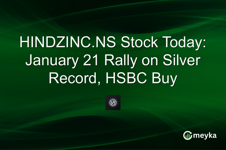 HINDZINC.NS Stock Today: January 21 Rally on Silver Record, HSBC Buy