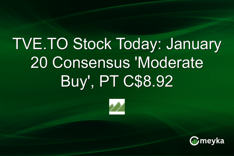 TVE.TO Stock Today: January 20 Consensus 'Moderate Buy', PT C$8.92