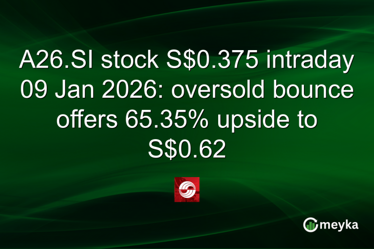 A26.SI stock S$0.375 intraday 09 Jan 2026: oversold bounce offers 65.35% upside to S$0.62