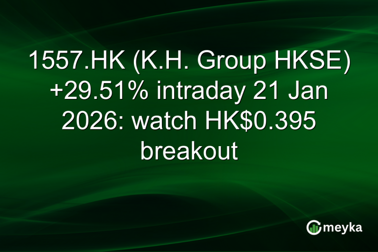 1557.HK (K.H. Group HKSE) +29.51% intraday 21 Jan 2026: watch HK$0.395 breakout