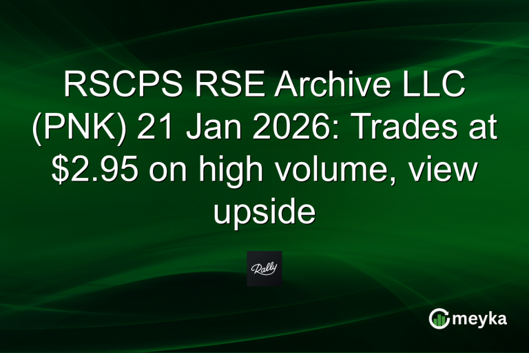 RSCPS RSE Archive LLC (PNK) 21 Jan 2026: Trades at $2.95 on high volume, view upside