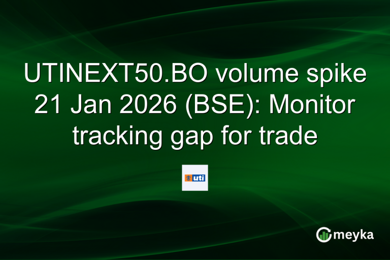 UTINEXT50.BO volume spike 21 Jan 2026 (BSE): Monitor tracking gap for trade