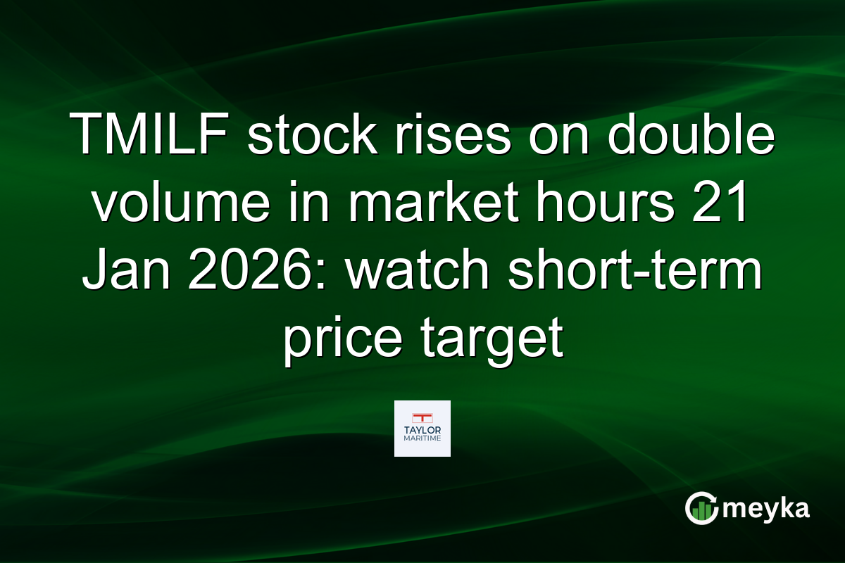 TMILF stock rises on double volume in market hours 21 Jan 2026: watch short-term price target
