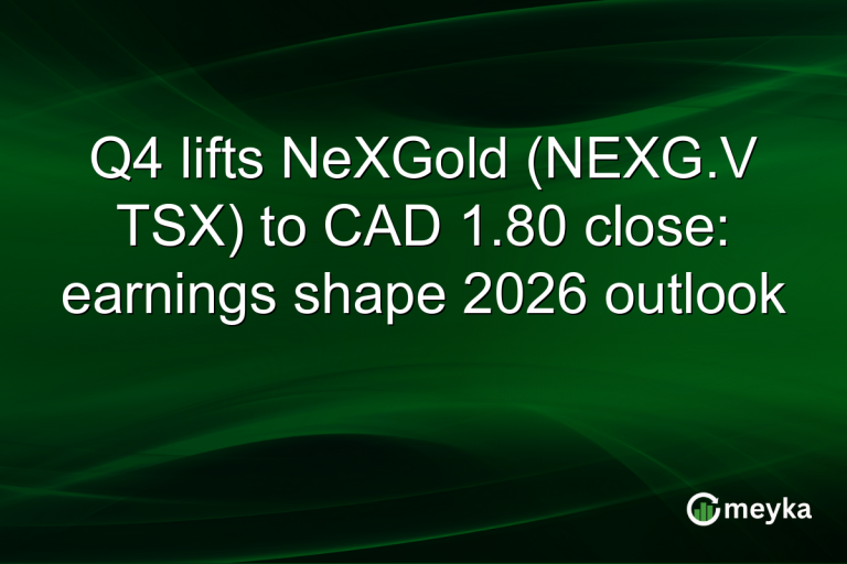 Q4 lifts NeXGold (NEXG.V TSX) to CAD 1.80 close: earnings shape 2026 outlook
