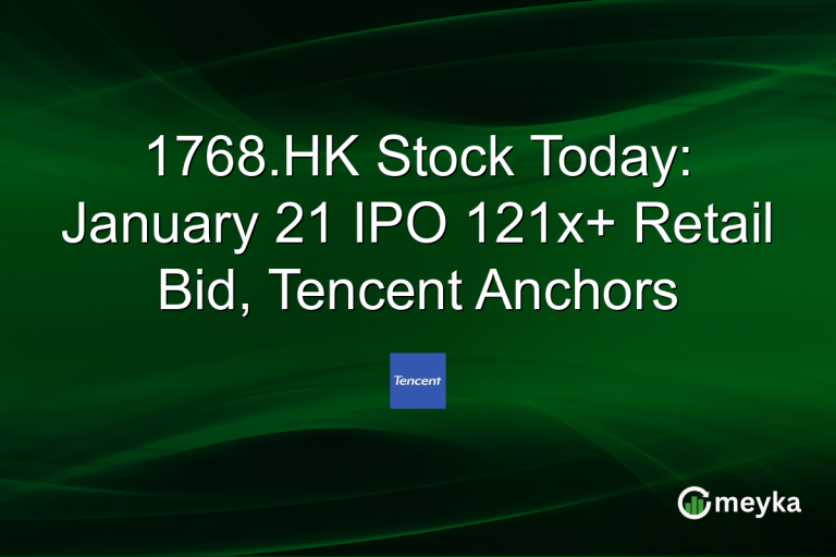 1768.HK Stock Today: January 21 IPO 121x+ Retail Bid, Tencent Anchors