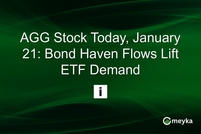 AGG Stock Today, January 21: Bond Haven Flows Lift ETF Demand