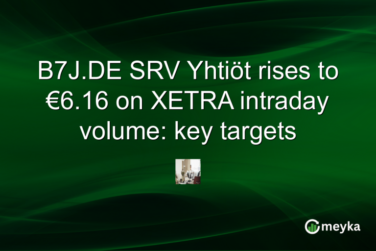 B7J.DE SRV Yhtiöt rises to €6.16 on XETRA intraday volume: key targets