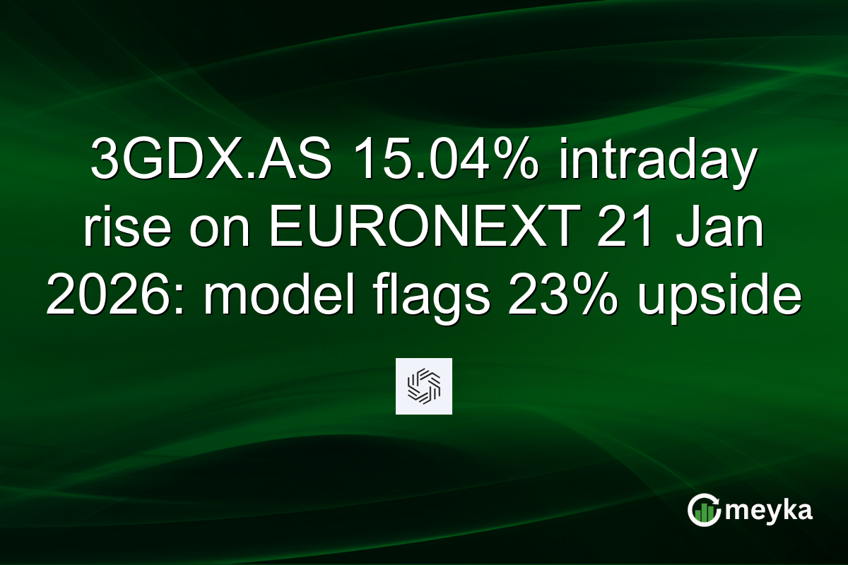 3GDX.AS 15.04% intraday rise on EURONEXT 21 Jan 2026: model flags 23% upside