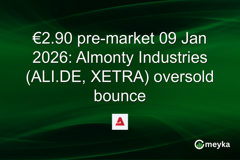 €2.90 pre-market 09 Jan 2026: Almonty Industries (ALI.DE, XETRA) oversold bounce