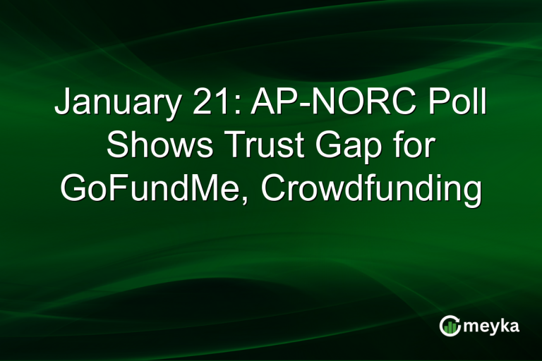 January 21: AP-NORC Poll Shows Trust Gap for GoFundMe, Crowdfunding