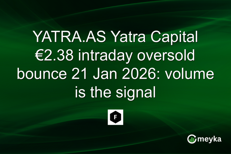 YATRA.AS Yatra Capital €2.38 intraday oversold bounce 21 Jan 2026: volume is the signal