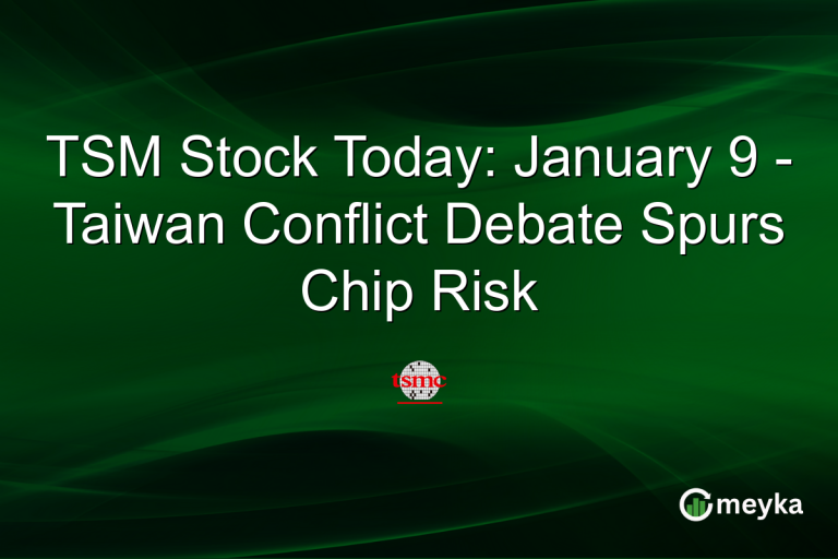 TSM Stock Today: January 9 - Taiwan Conflict Debate Spurs Chip Risk